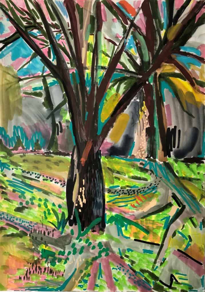 Pink Light, Devon, 2019