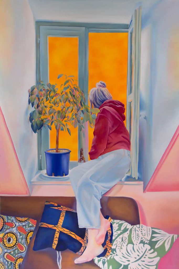 Femme à la fenêtre, 2021