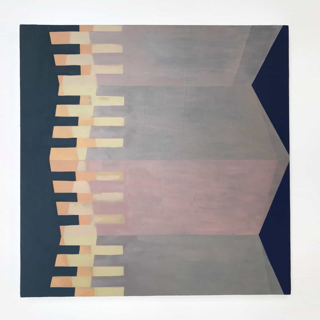 High wall, midnight feet, 2021