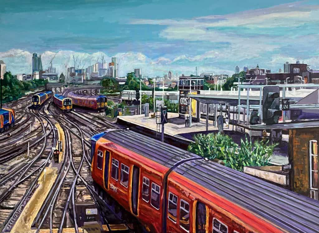 Station View (Red Train), ca. 2021