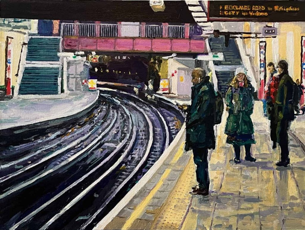 Tube Station Platform, ca. 2021