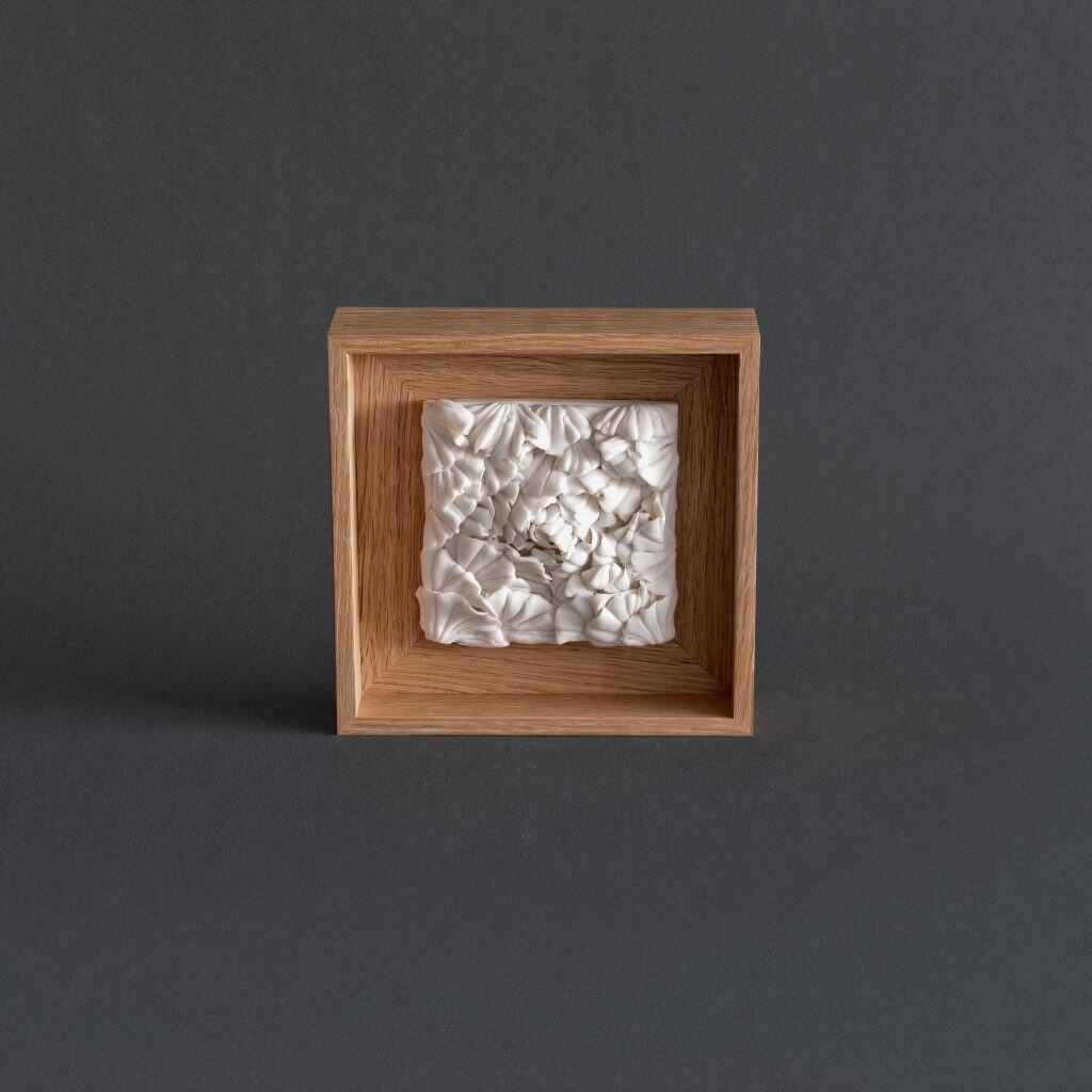 Elza Jaszczuk, Framed White Tile, 2021, Janet Rady Fine Art