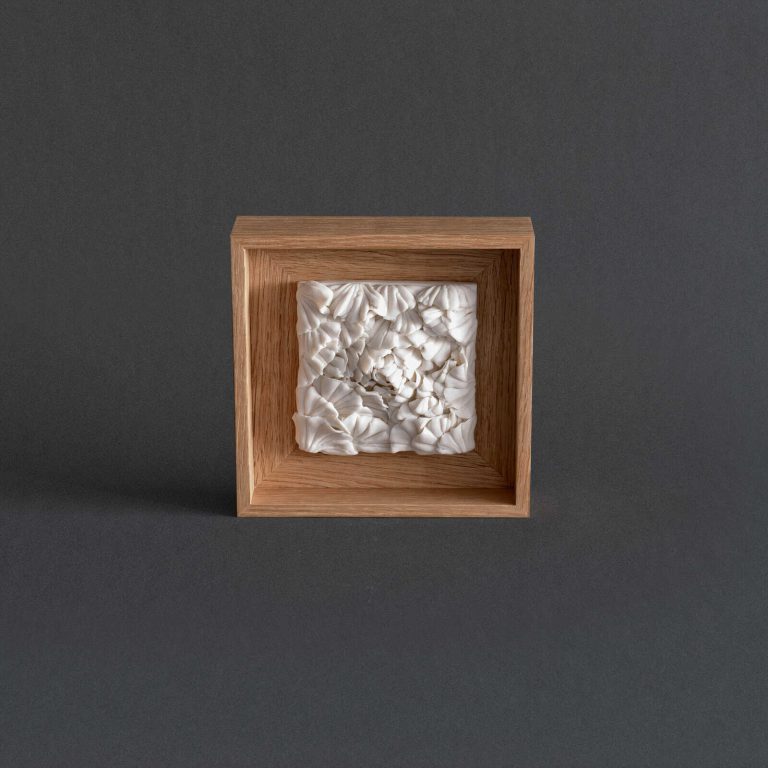 Elza Jaszczuk, Framed White Tile, 2021, Janet Rady Fine Art