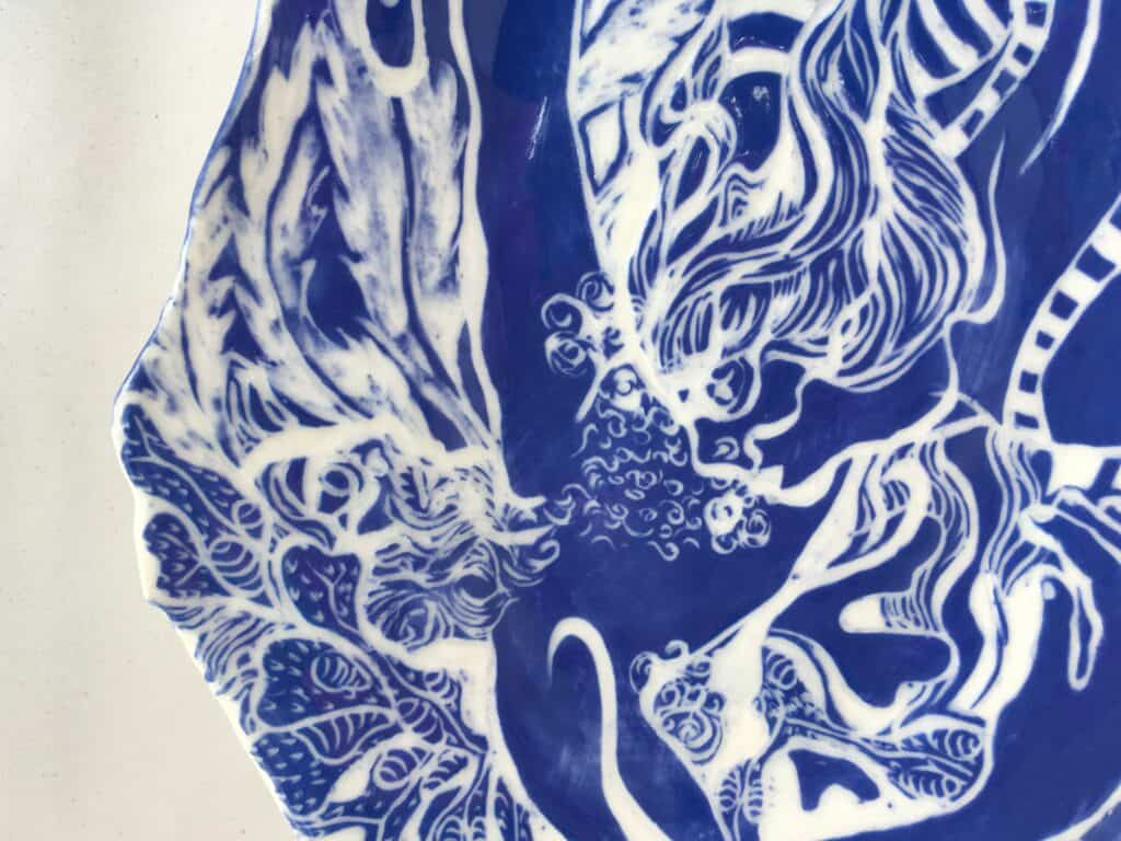 Ilse Black, Rebecca Noticed that Darrel was Changing, 2021, Janet Rady Fine Art