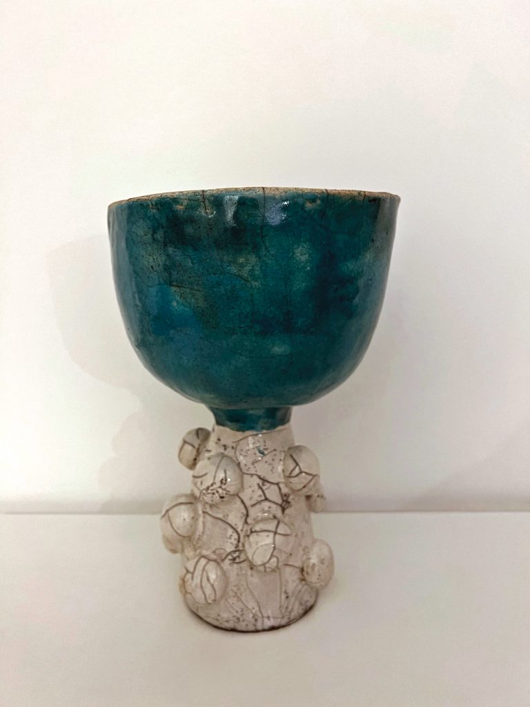 Hala Matta, Blue Calice, 2021, Janet Rady Fine Art