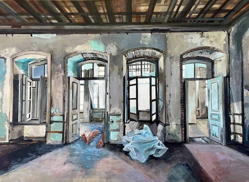 Zahra Amiryeganeh, Untitled, 2020 10-84 Janet Rady Fine Art