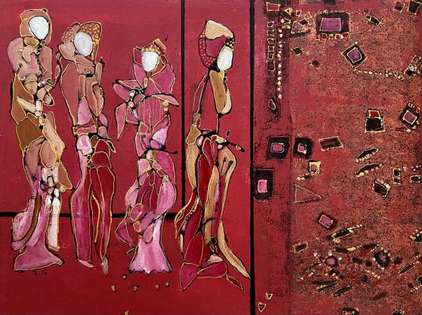 Nadira Azzouz Hidden Treasure, 2013 Acrylic on canvas 45x60cm Janet Rady Fine Art