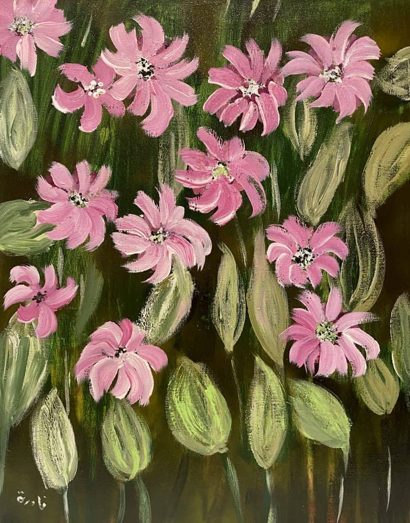 Purple Flowers, 2015