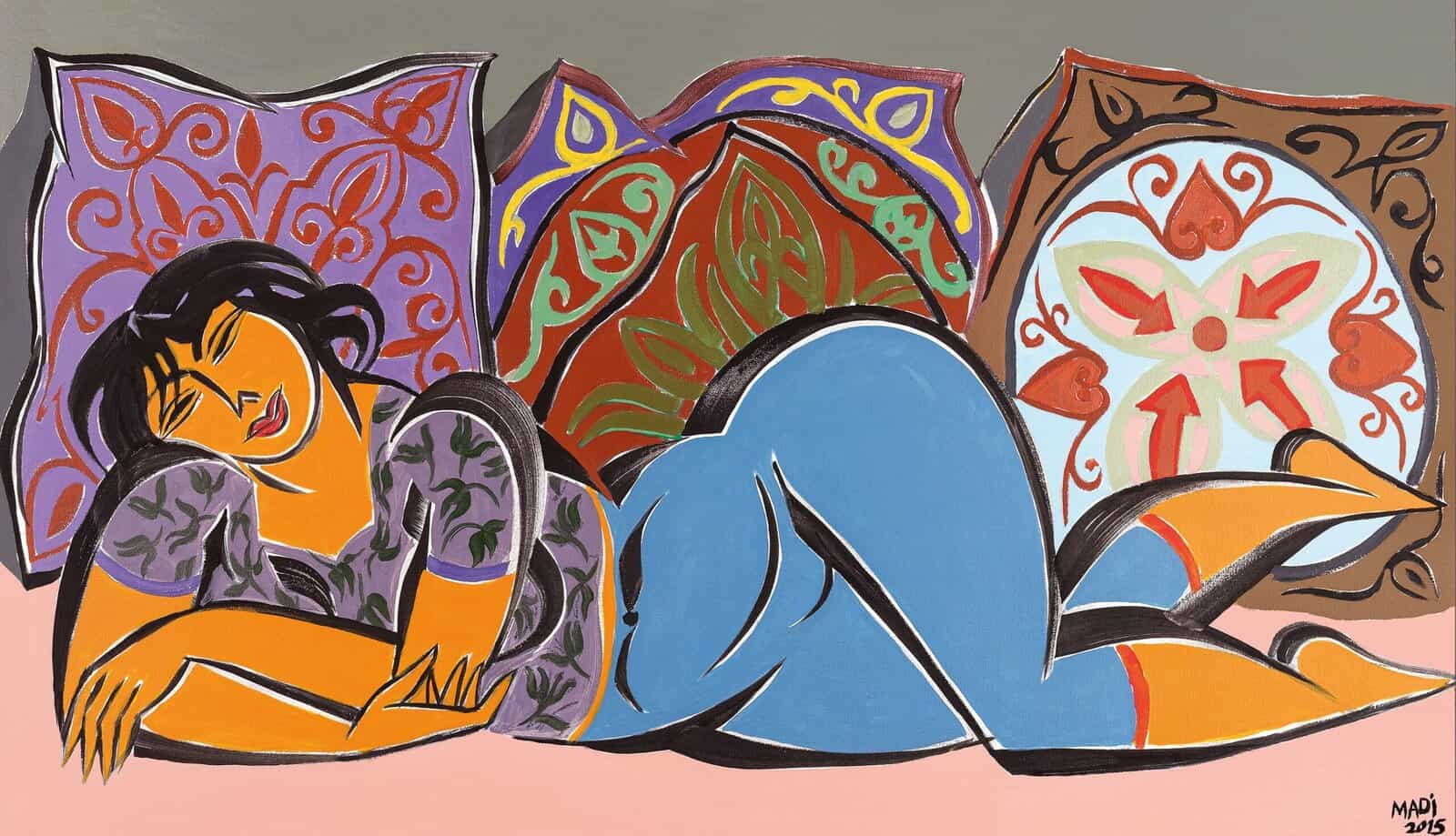 Hussein Madi, Femme Orientale, Janet Rady Fine Art