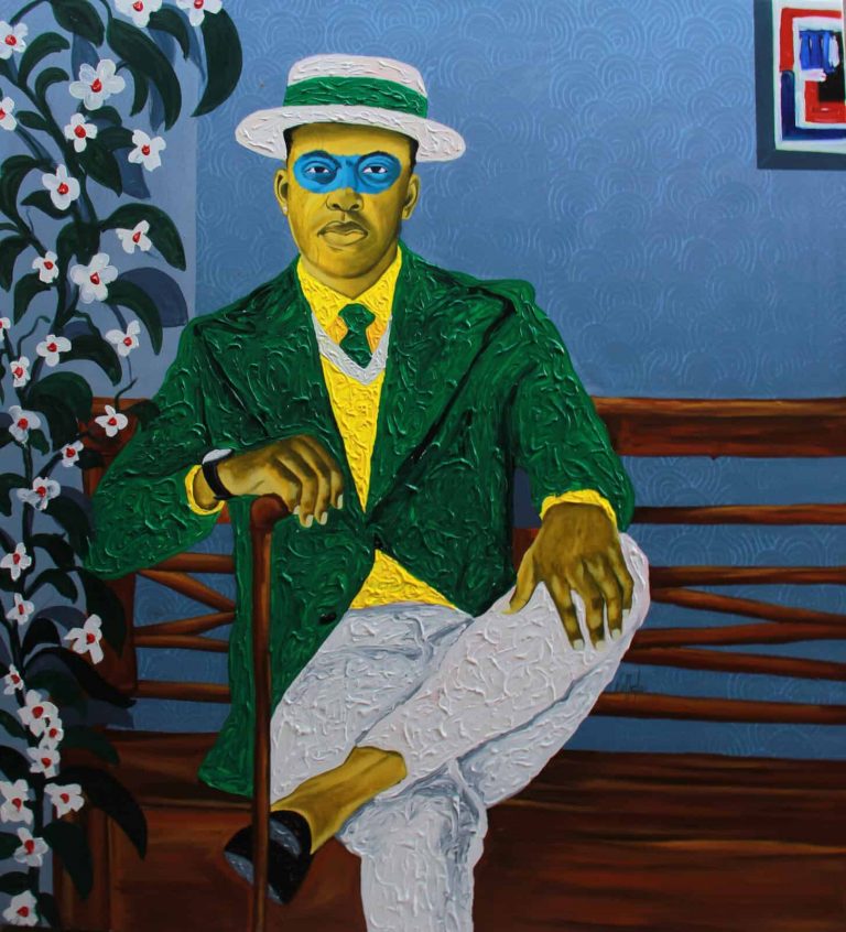 Theophilus Tetteh, Master of My Own, 2022 Janet Rady Fine Art