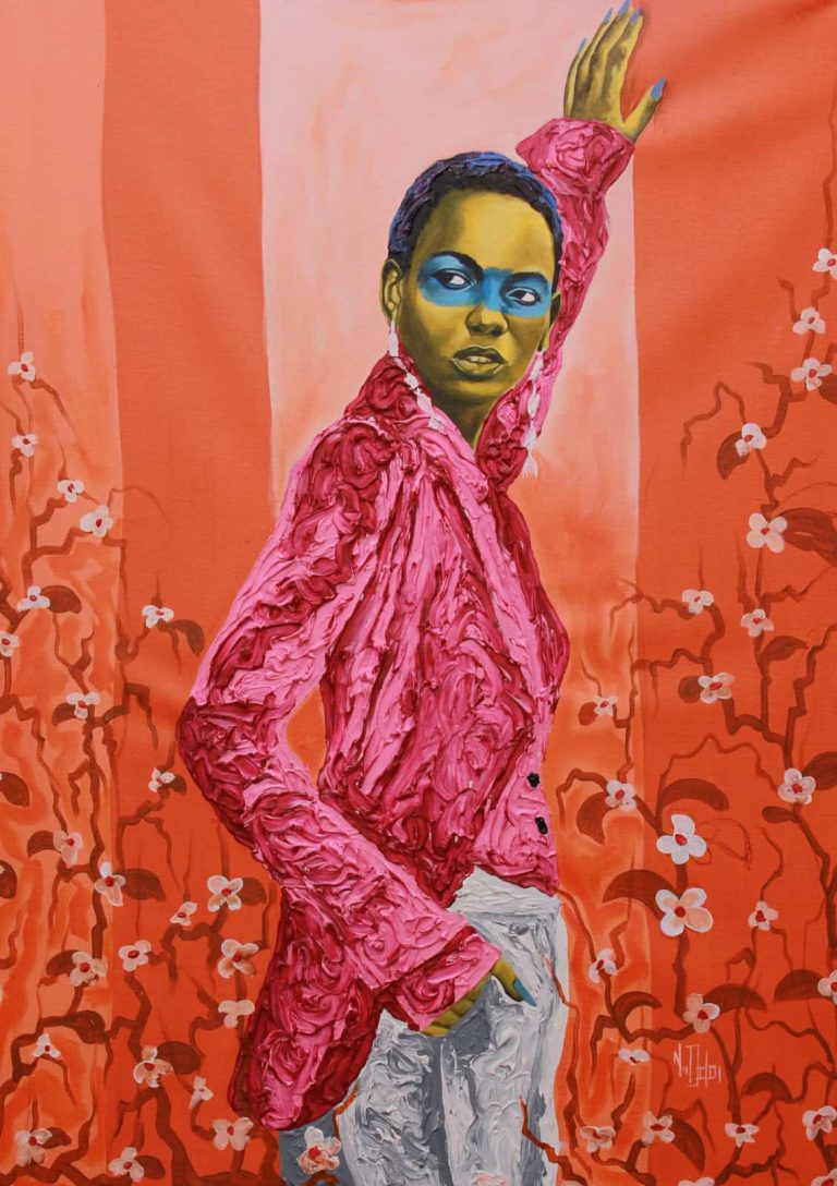 Theophilus Tetteh, Unyielding Stance, 2022 Janet Rady Fine Art