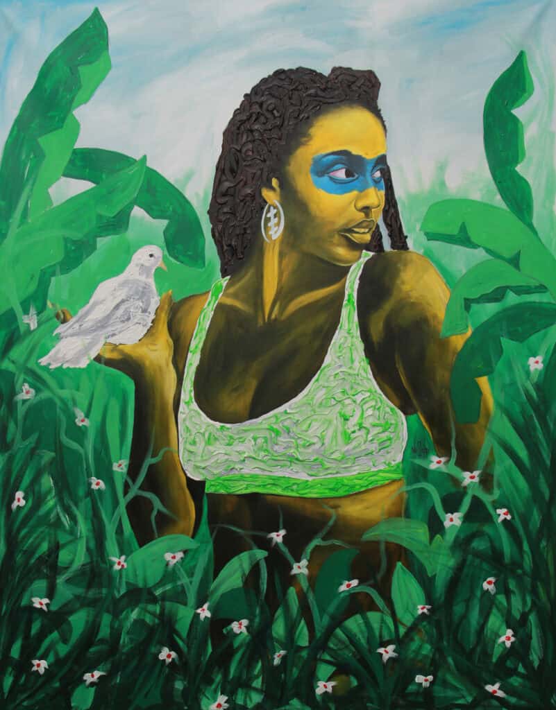 Theophilus Tetteh, Thought in Wonderland 3, 2022 Janet Rady Fine Art