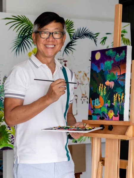 William Lim in his studio