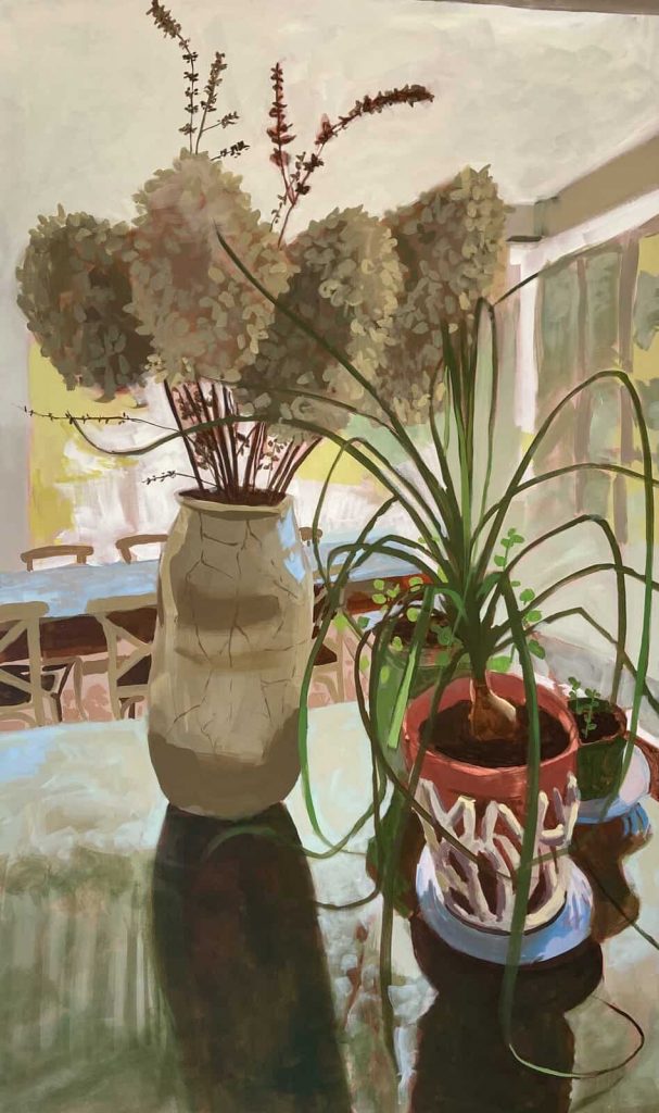 Adam Lowenbein, Counter,2020 Acrylic on canvas 152.4 x 91.4 cm Janet Rady Fine Art