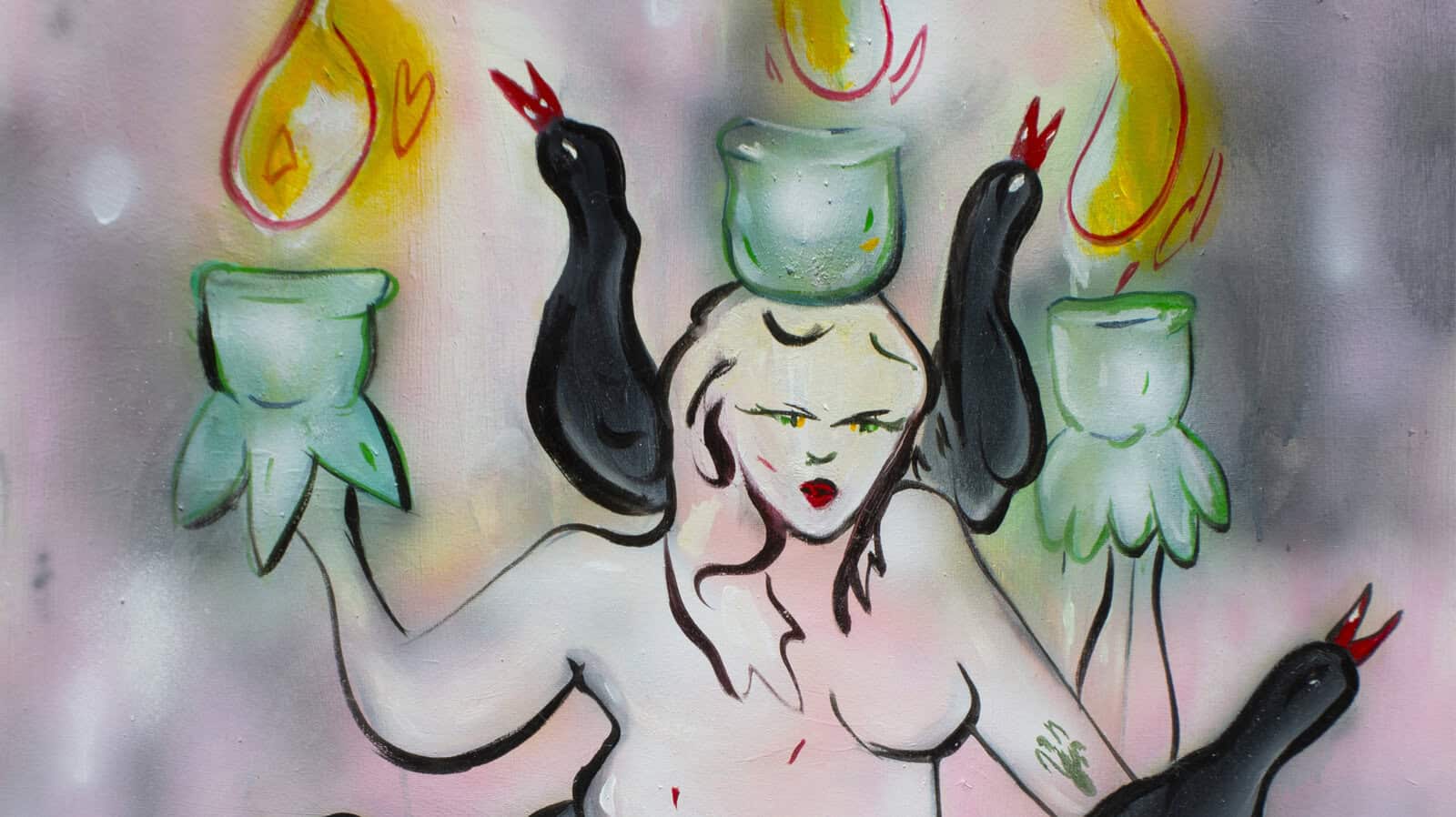 Shaqayeq Ahmadian, Like Water I Always Find My Way - Banner