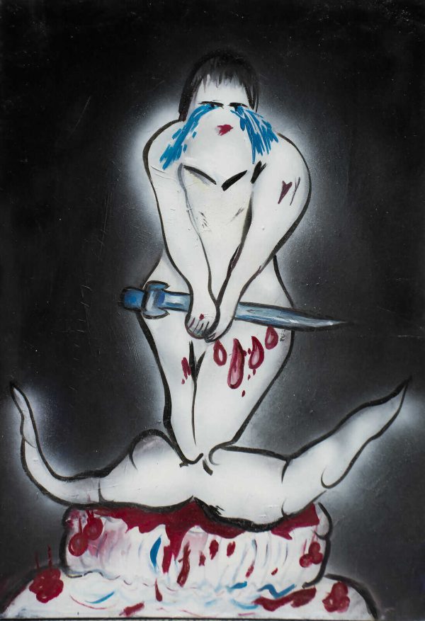 Shaqayeq Ahmadian, Better Times Are Coming, 2022, 50x70cm Janet Rady Fine Art