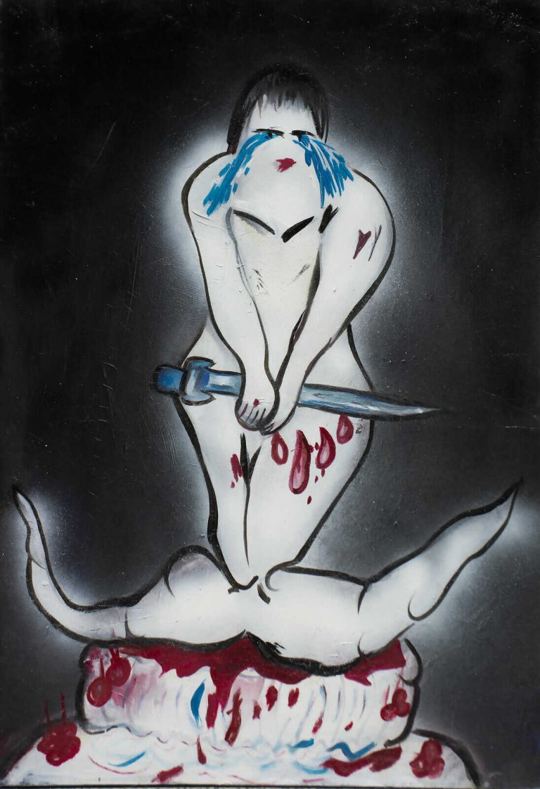 Shaqayeq Ahmadian, Better Times Are Coming, 2022, 50x70cm Janet Rady Fine Art