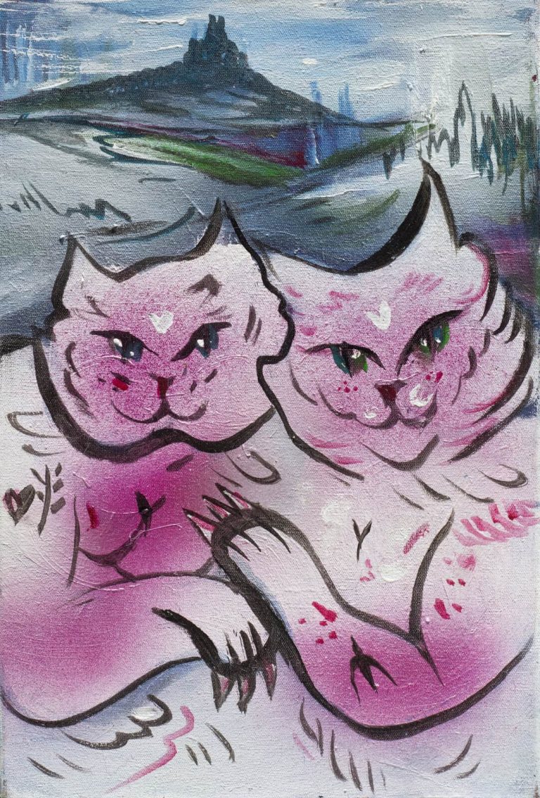 Shaqayeq Ahmadian, Kind Souls Suffer The Most, 2022, 30x20cm Janet Rady Fine Art