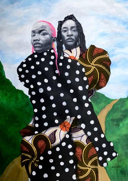 Affen Segun, Soul Sisters 2022 Janet Rady Fine Art