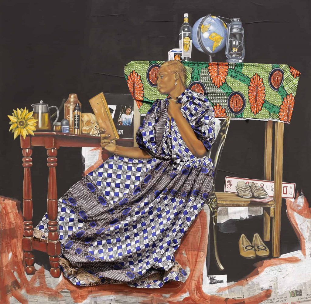 Joseph Kojo Hoggar, Self Love 2022 Janet Rady Fine Art