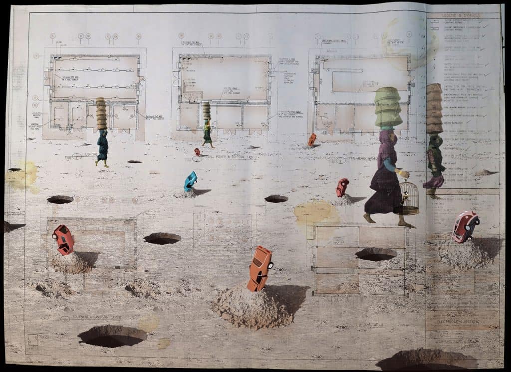 Woman With Pots on Head, 2019