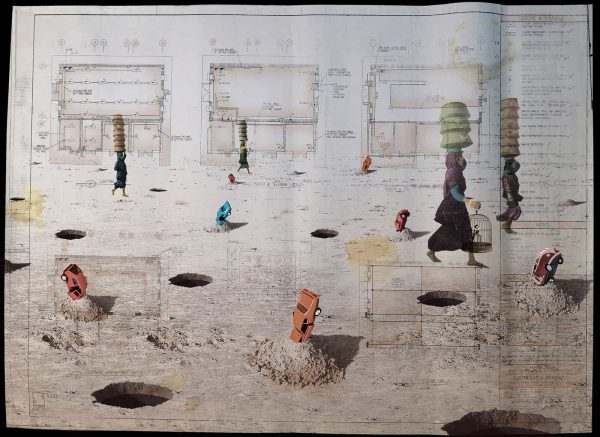 Woman With Pots on Head, 2019