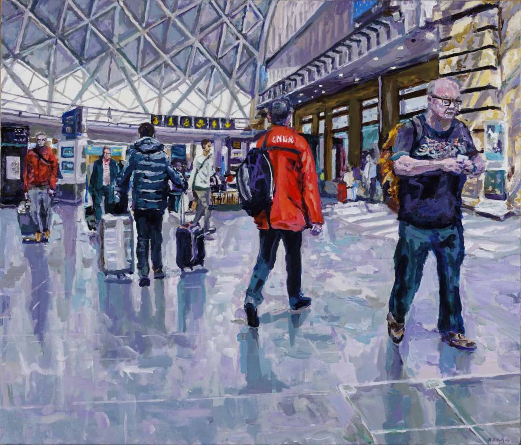 Passengers at King's Cross, 2023