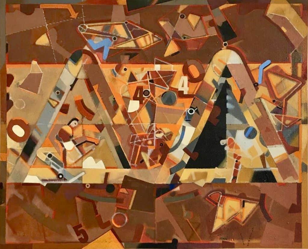 Deux Constructions Polichromes, 1990 circa