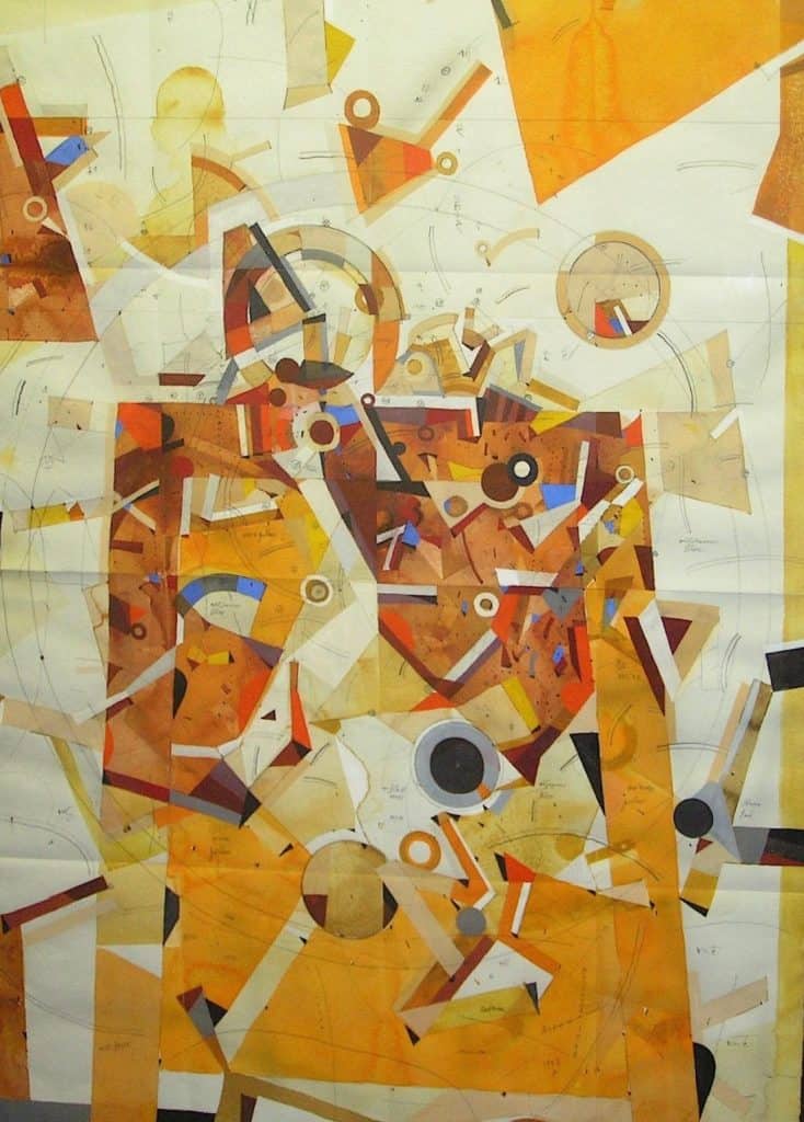 Paysage avec un Personnage à Droite, 1998