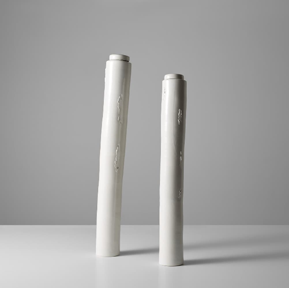 Two lidded jars, 2005