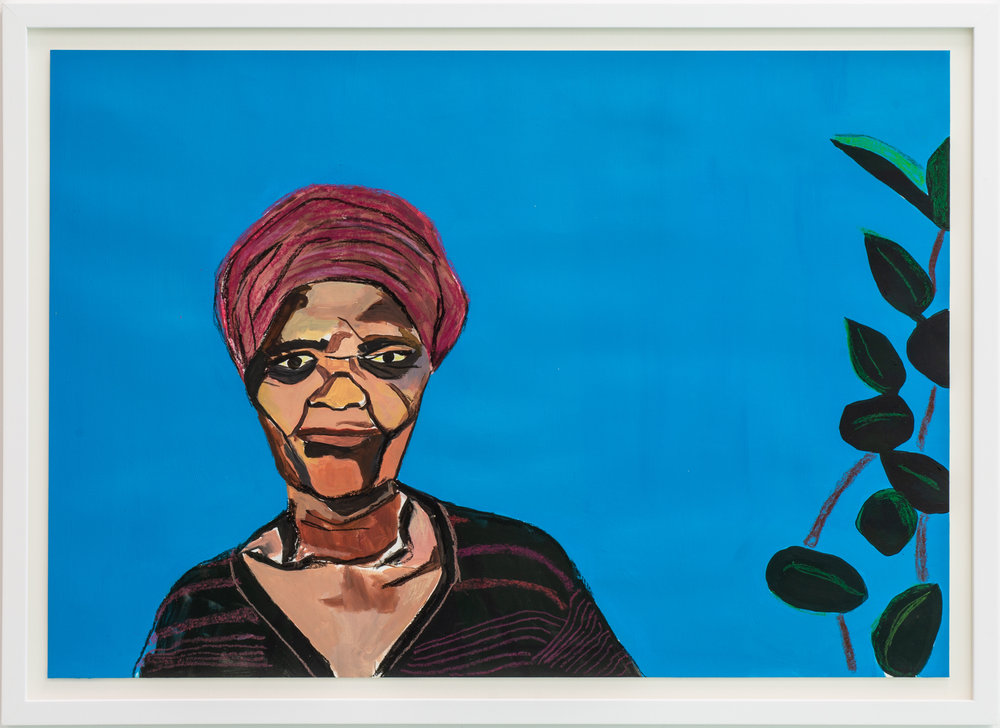 Woman in Head Wrap, 2019